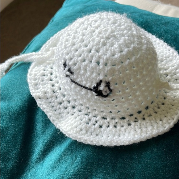 FINAL PRICE Handmade Baymax Infant Size Crochet Bucket Hat - Picture 5 of 8